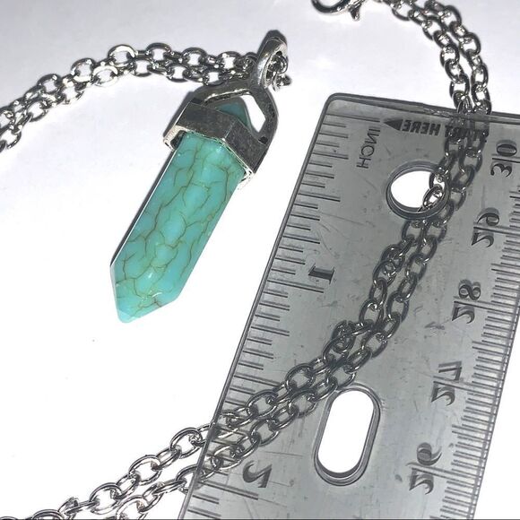 Turquoise Style Stone Popular Necklace (T2) - Picture 4 of 4